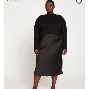 Universal Standard Diane Satin Bias Skirt size L/XL